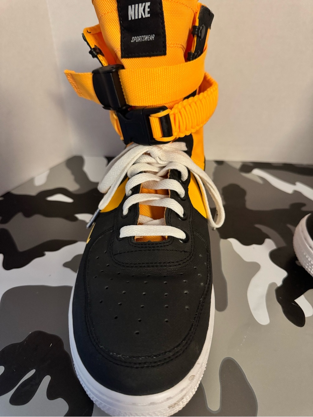 Nike Black and Yellow High-Top Sneakers legit - Picture 7 of 14